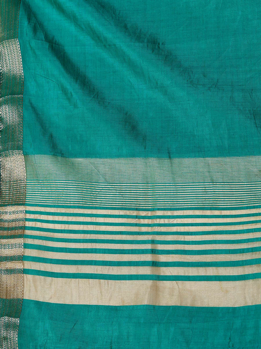 Green Zari Work Art Silk Saree