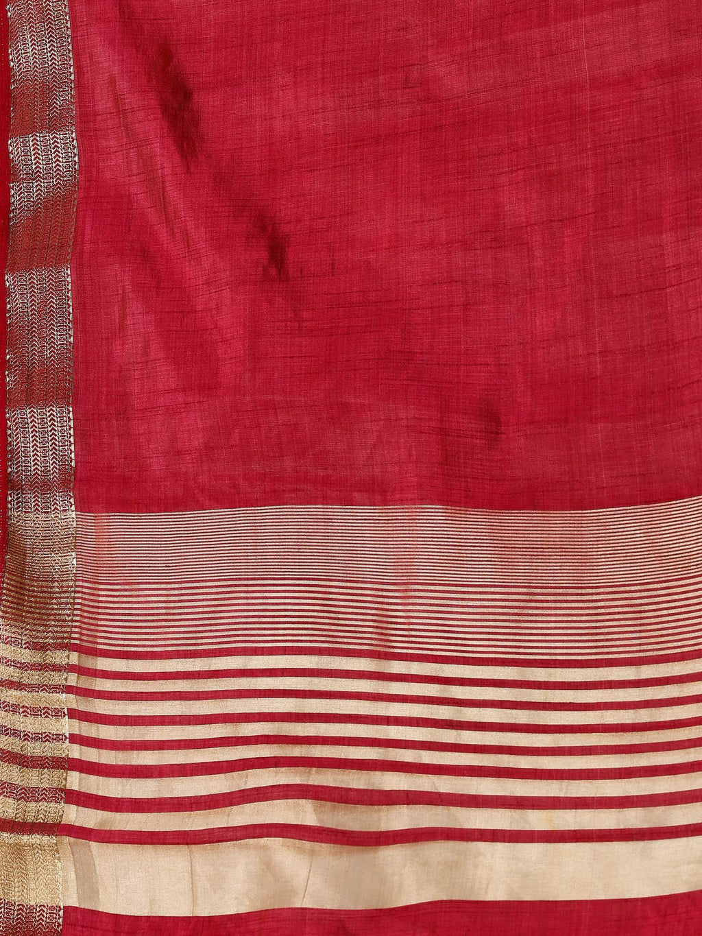 Wine Zari Work Art Silk Saree