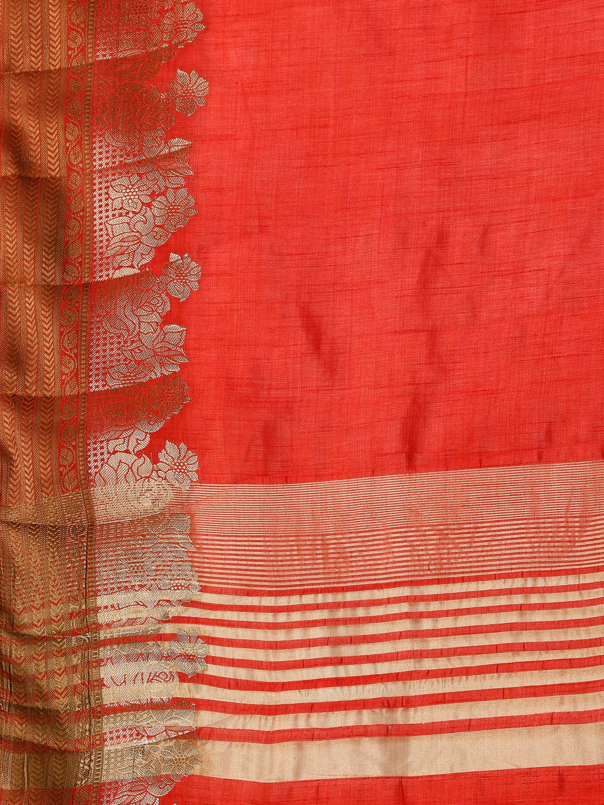 Pink Zari Work Art Silk Saree