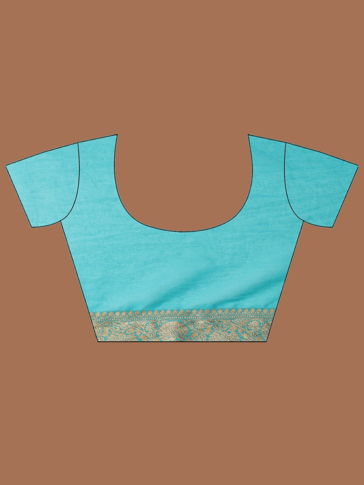 Firozee Embroidered Georgette Saree