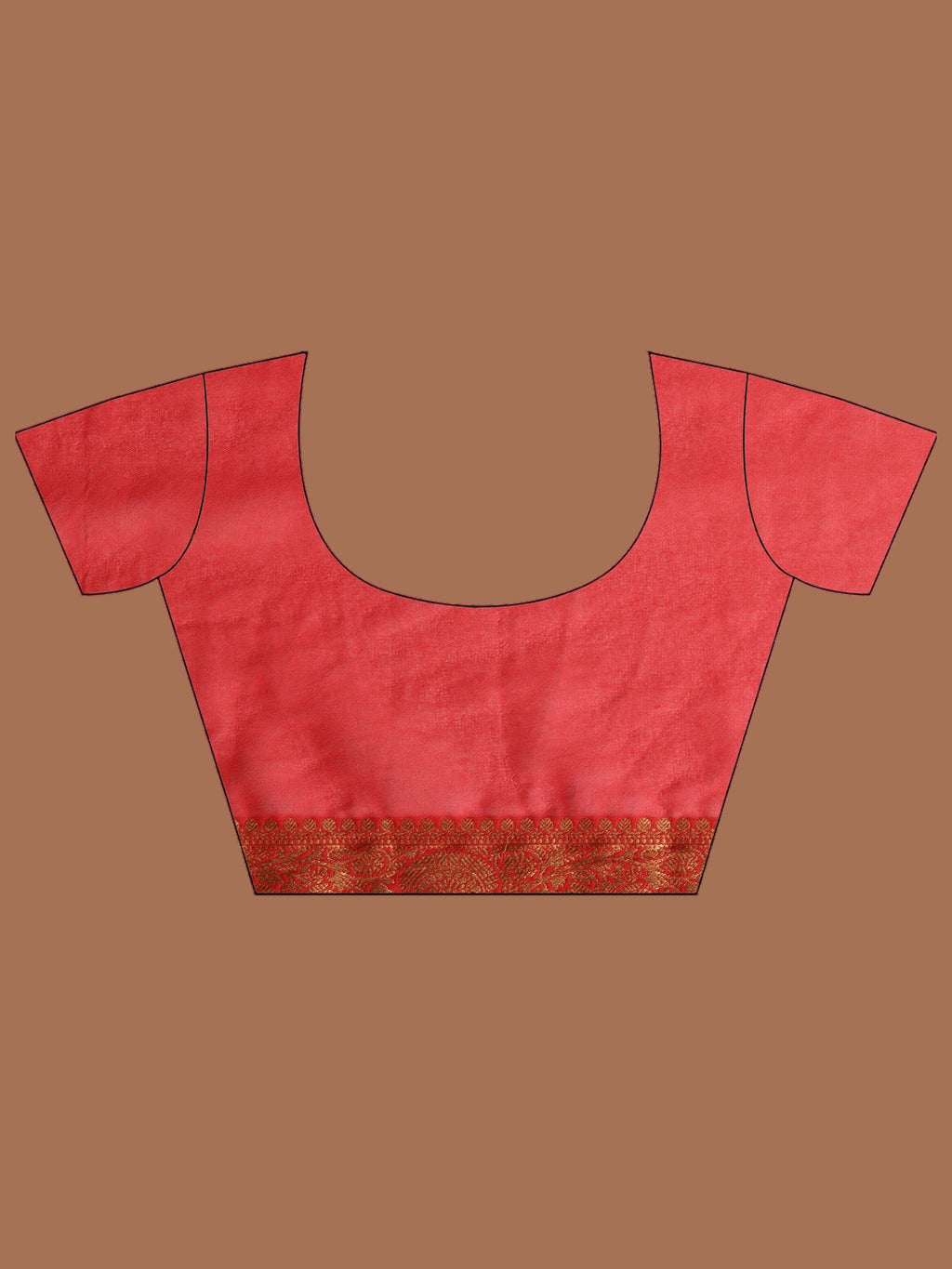 Red Embroidered Georgette Saree