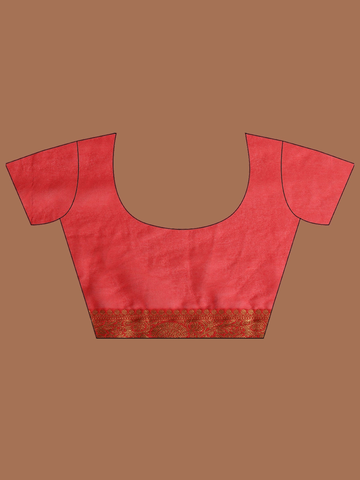 Red Embroidered Georgette Saree