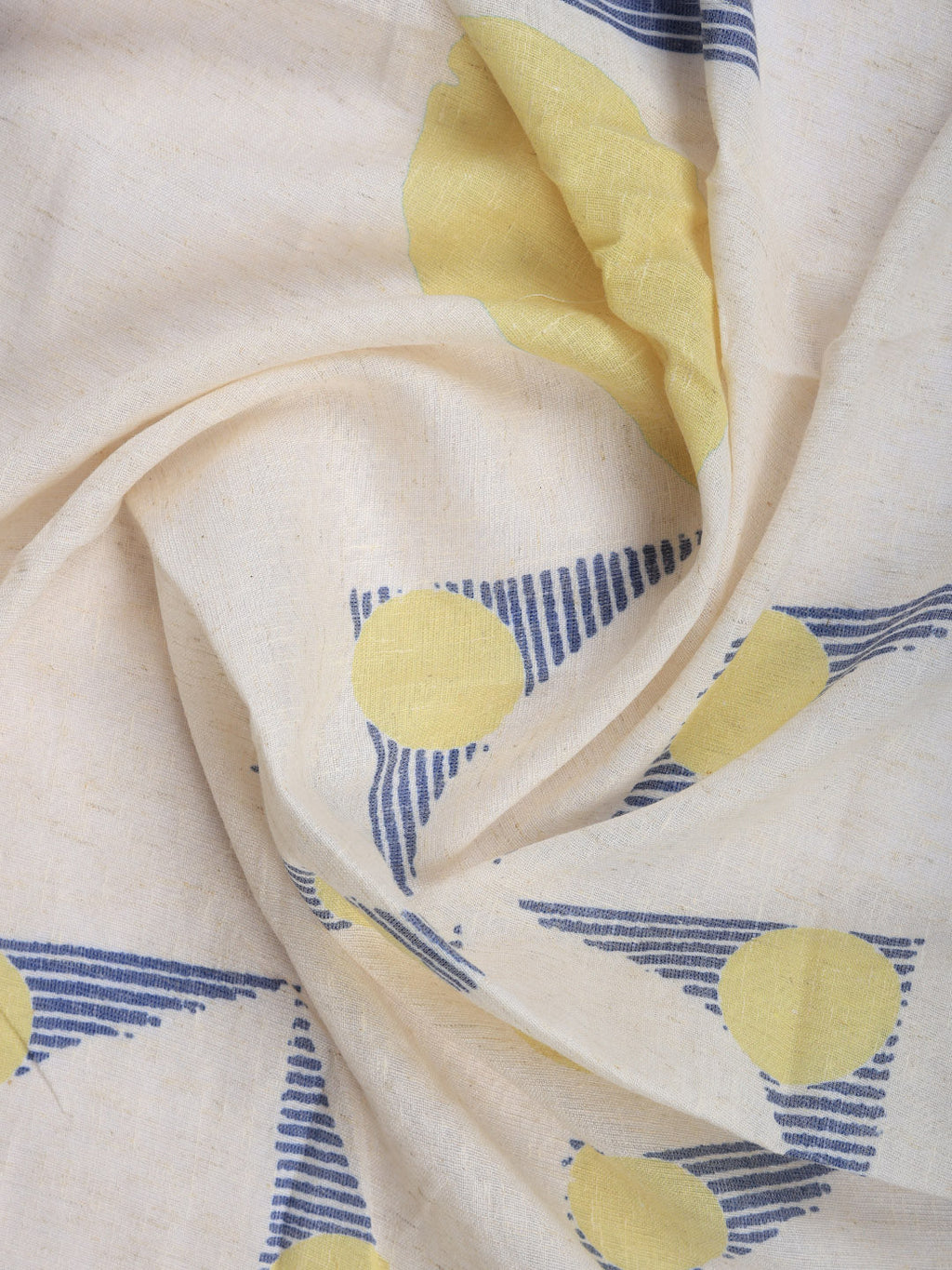 Off White Printed Cotton Blend Kurta With Pant & Dupatta