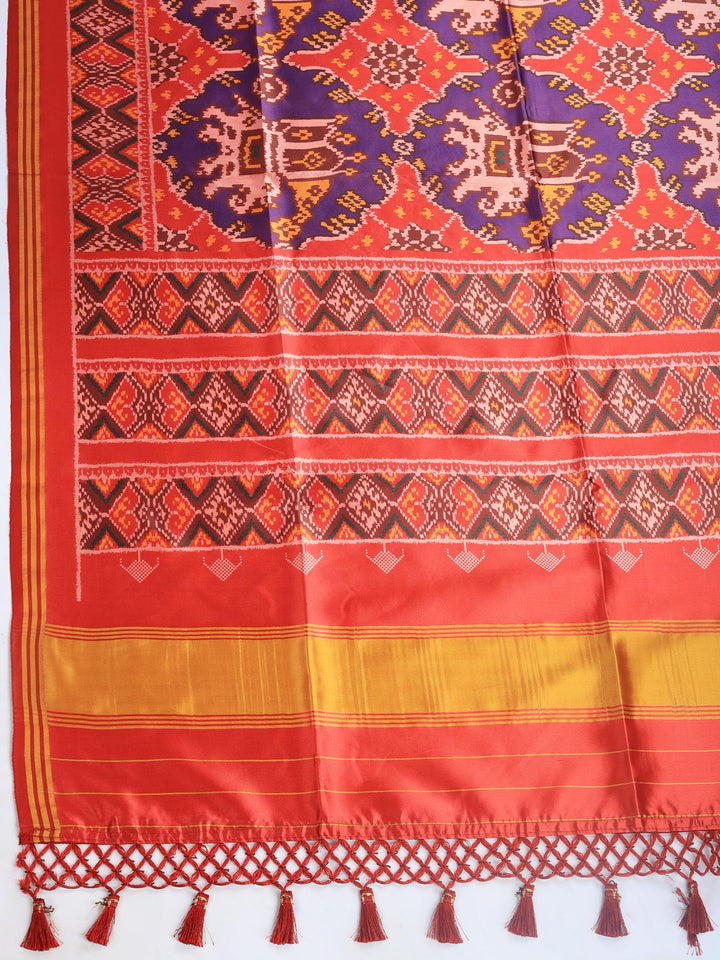 Patola Printed Art Silk Saree