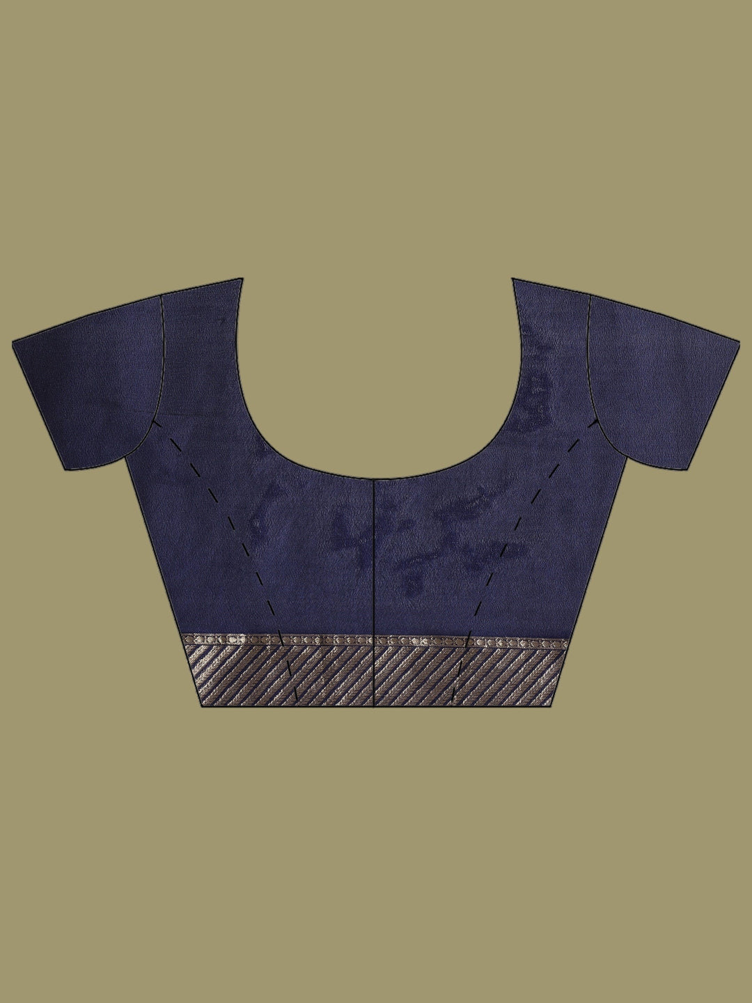 Zari Booti Woven  Crepe Saree