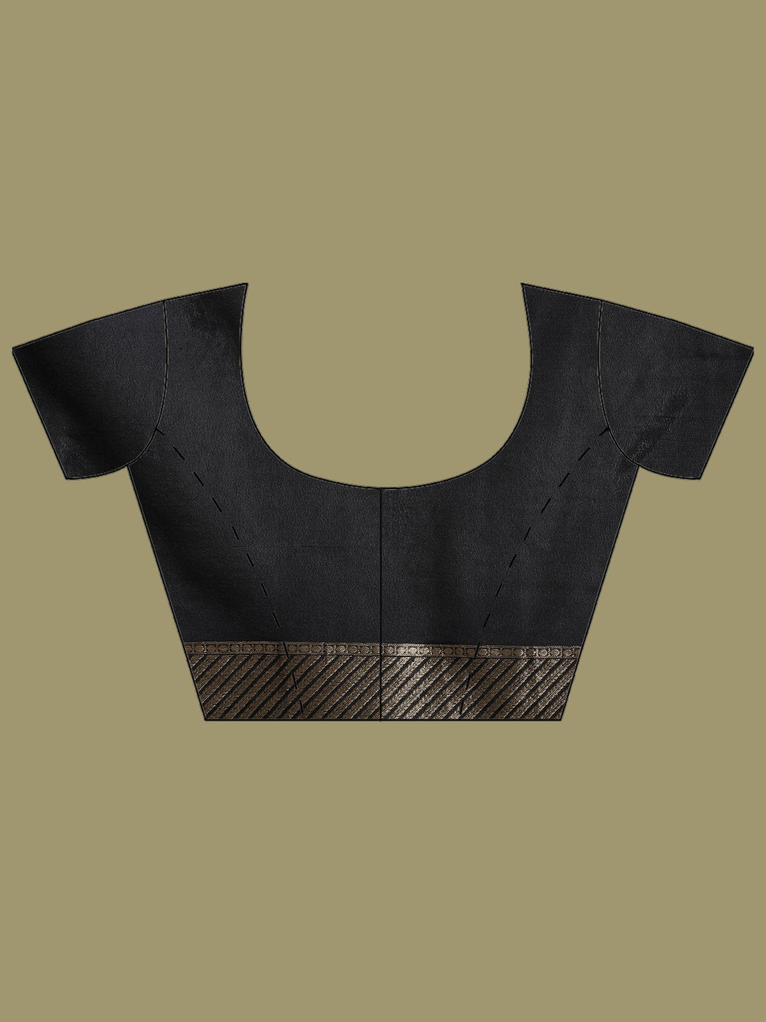 Zari Booti Woven  Crepe Saree