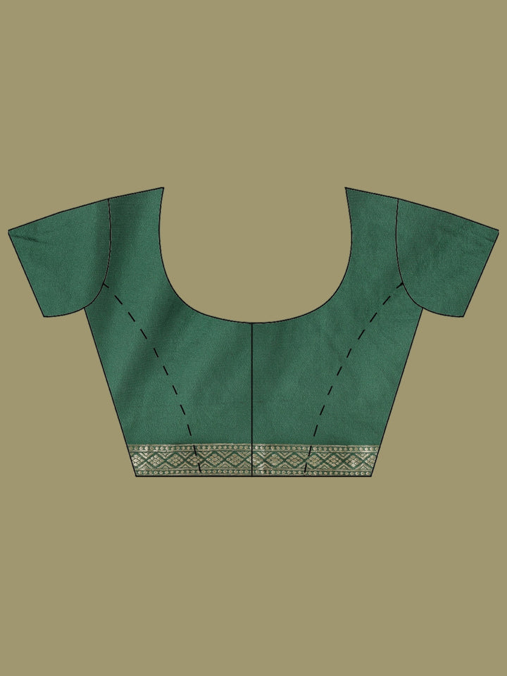 Zari Booti Woven  Crepe Saree