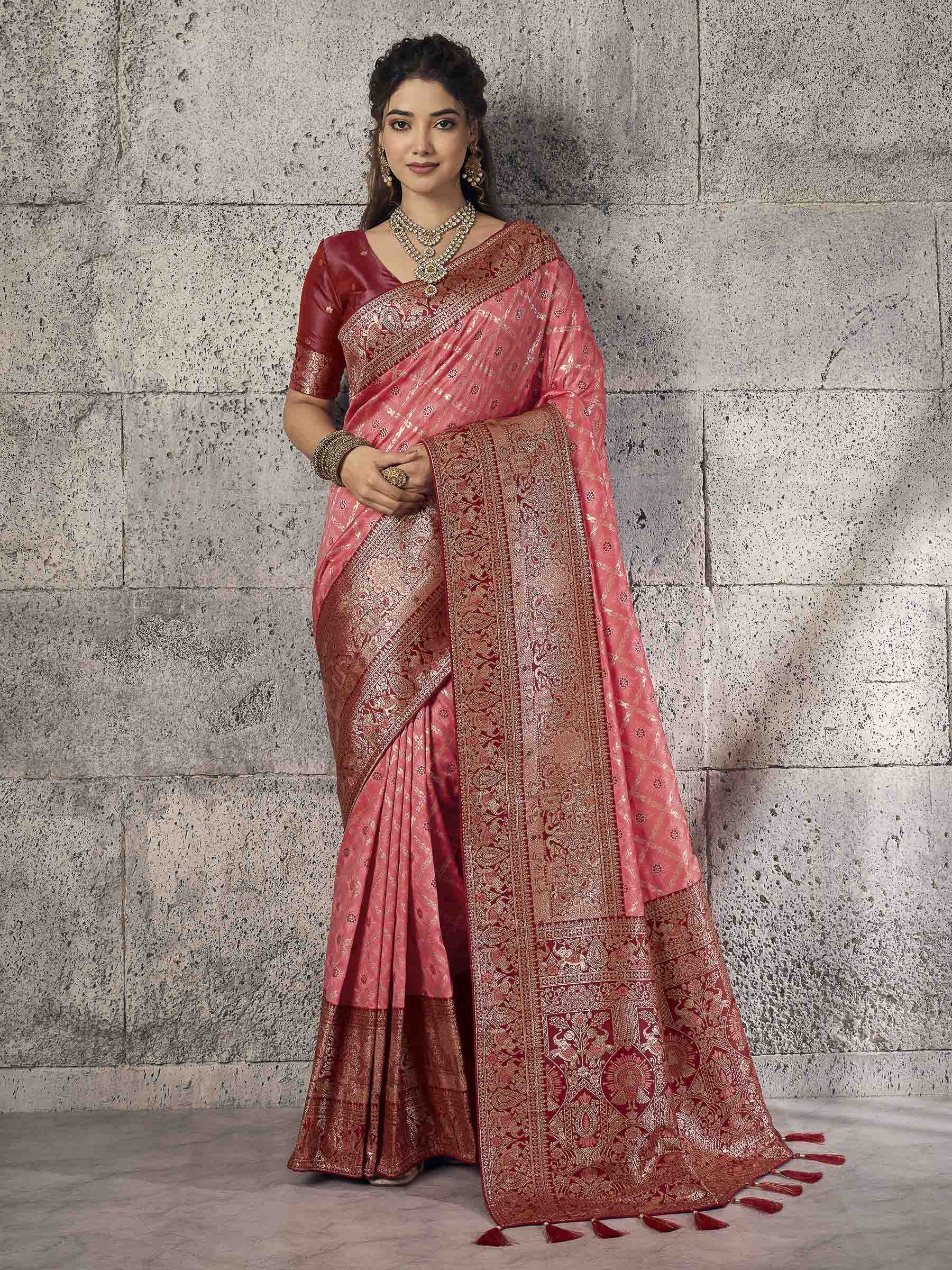 Gazari Banarasi Silk Woven Saree