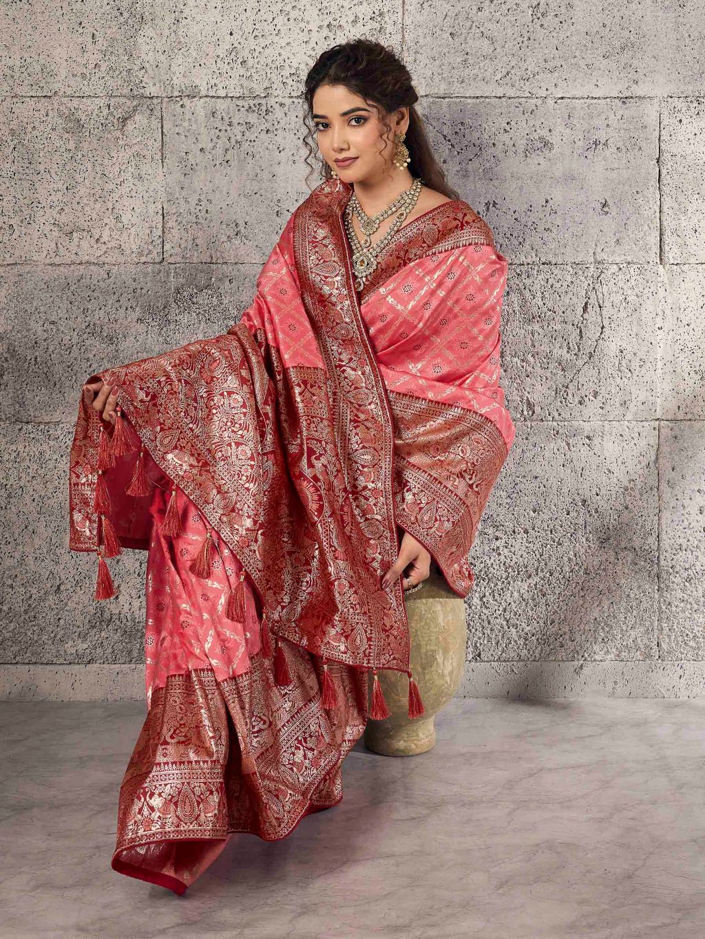 Gazari Banarasi Silk Woven Saree