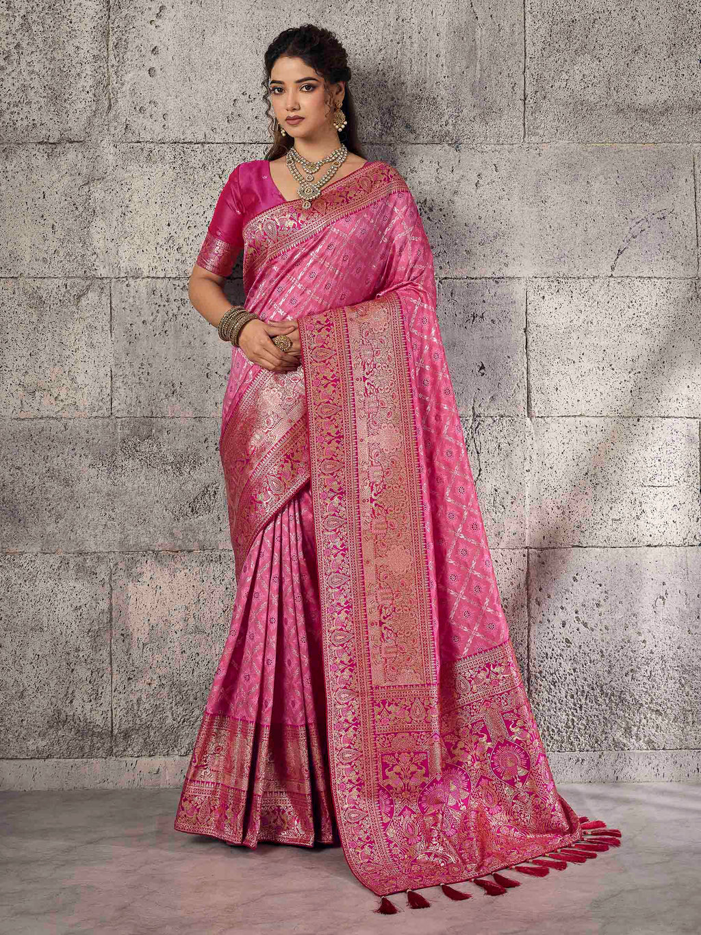 Rani Banarasi Silk Woven Saree