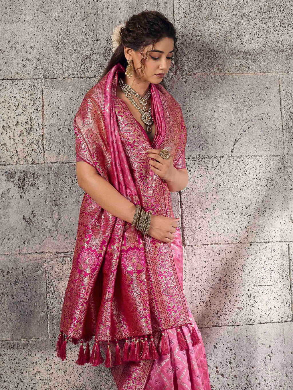 Rani Banarasi Silk Woven Saree