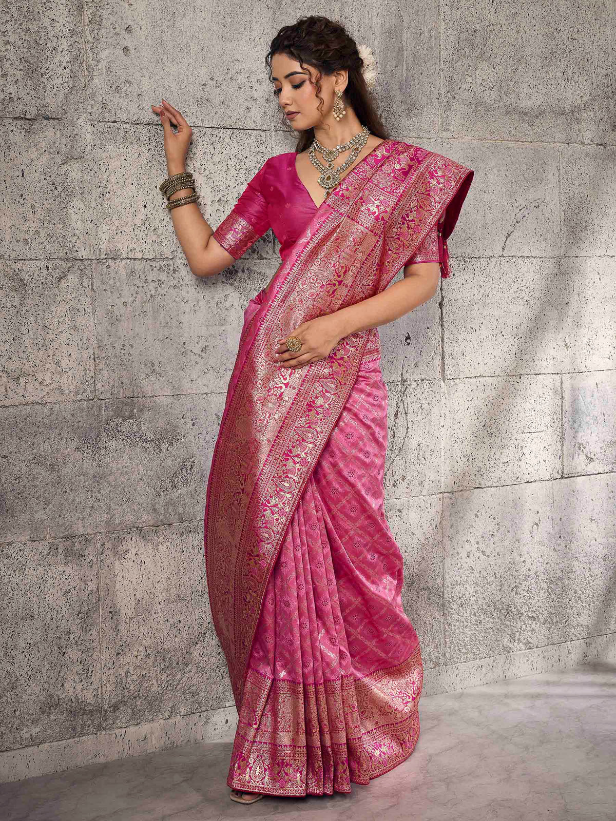 Rani Banarasi Silk Woven Saree
