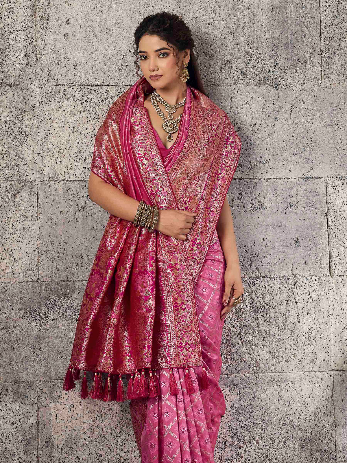 Rani Banarasi Silk Woven Saree