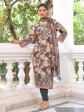 Black Embroidered Art Silk Kurta With Pant & Dupatta