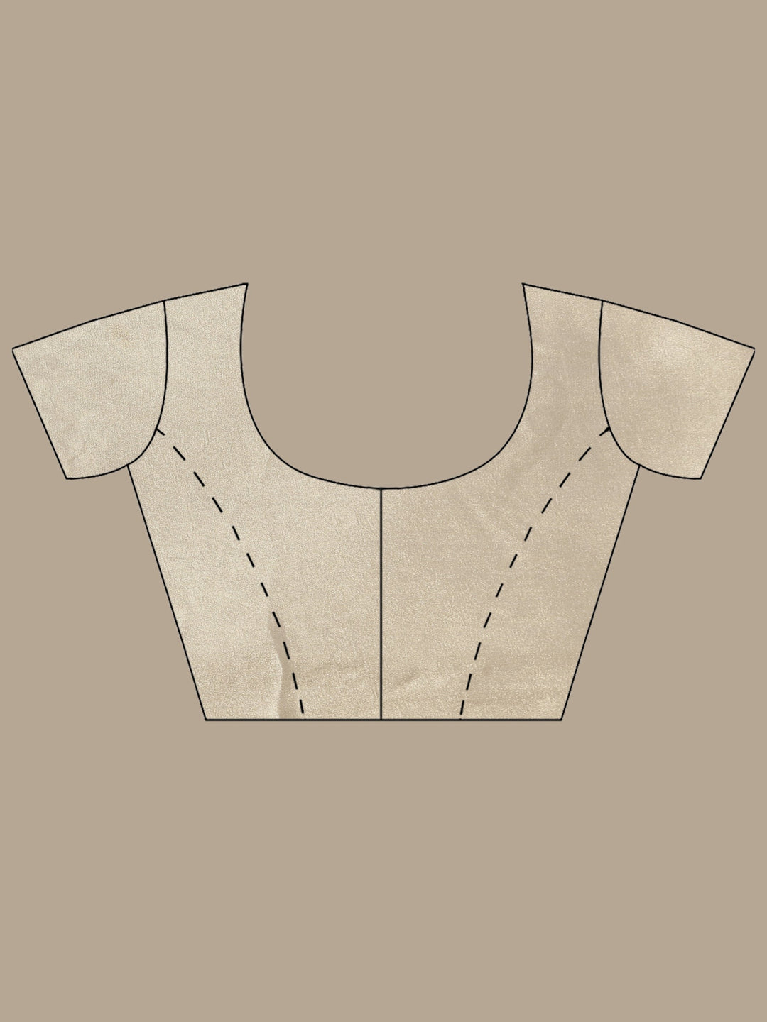 Beige Embroidered Tissue Saree