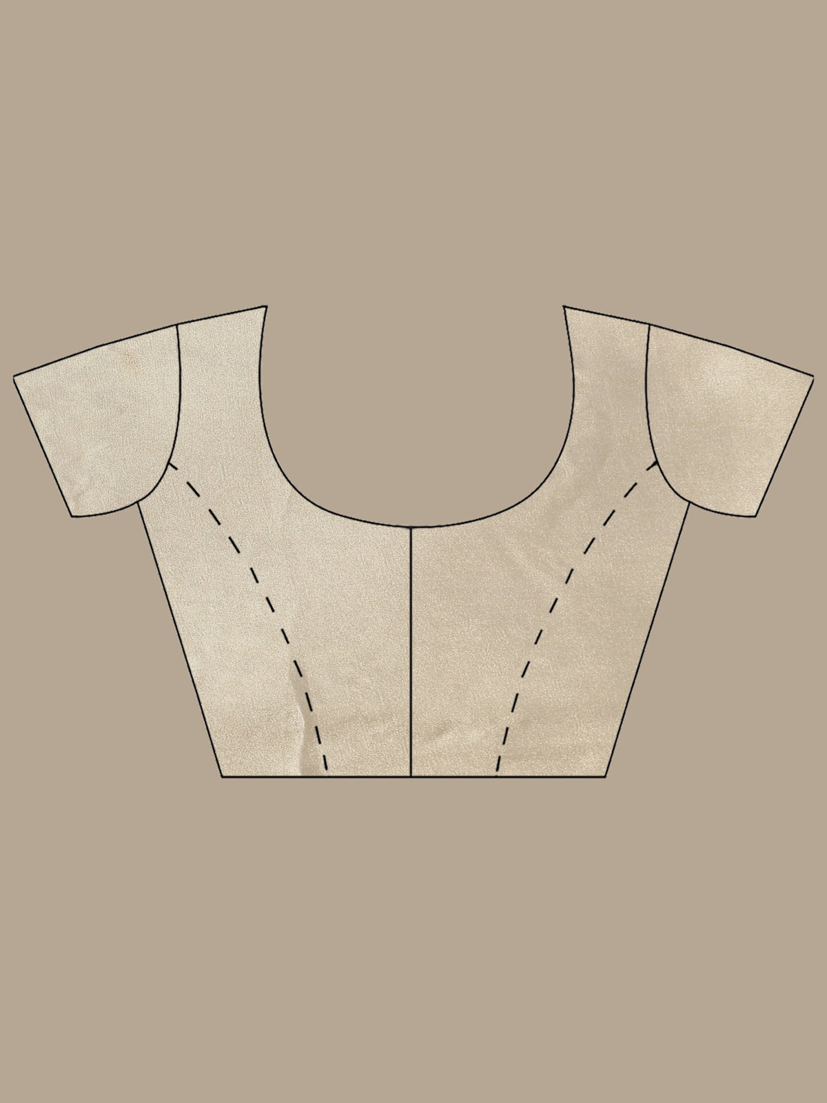 Beige Embroidered Tissue Saree