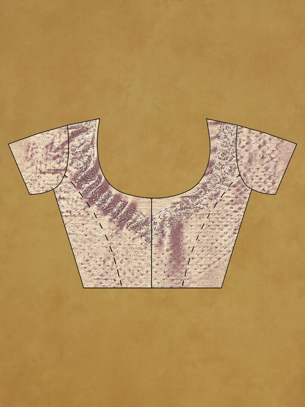 Lavender Embroidered Tissue Saree