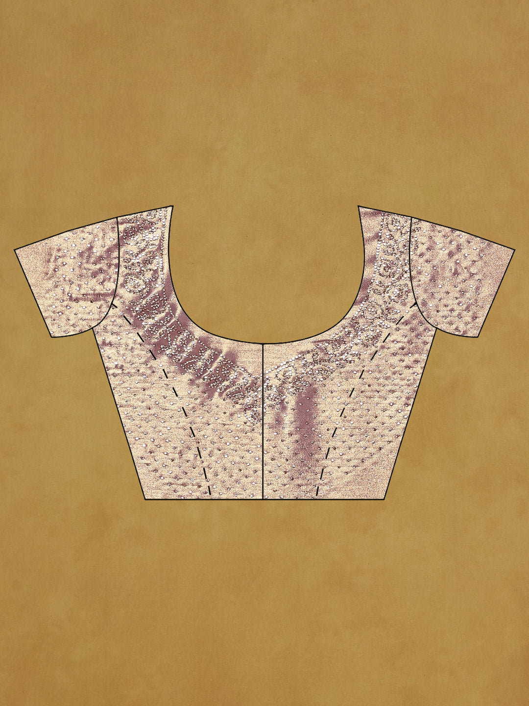 Lavender Embroidered Tissue Saree