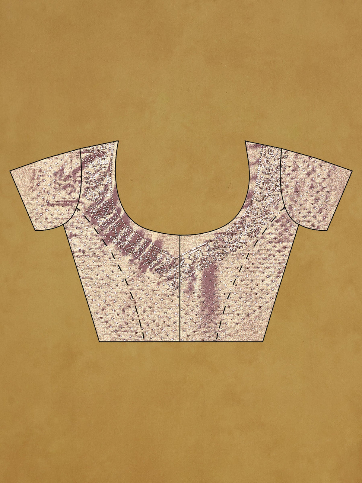 Lavender Embroidered Tissue Saree