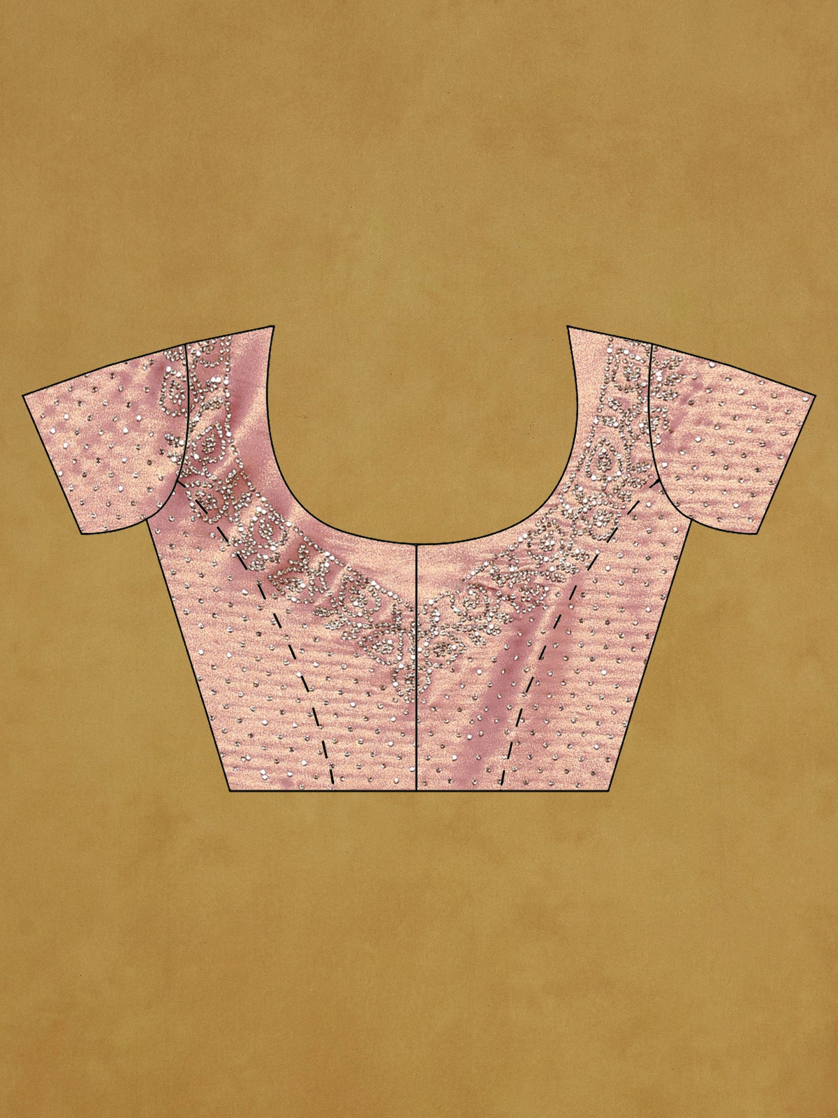 Pink Embroidered Tissue Saree