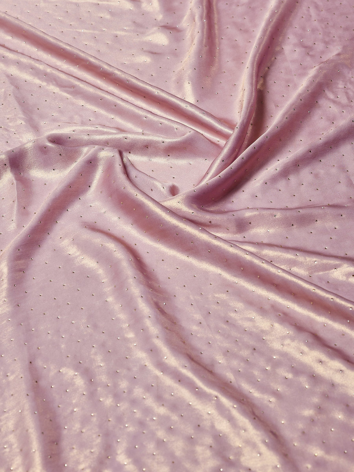 Lavender Embroidered Tissue Saree