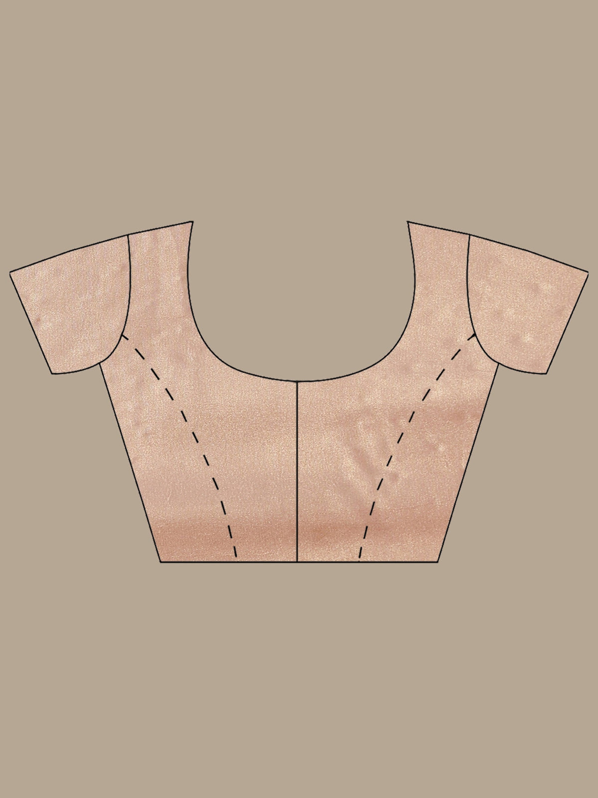 Peach Embroidered Tissue Saree