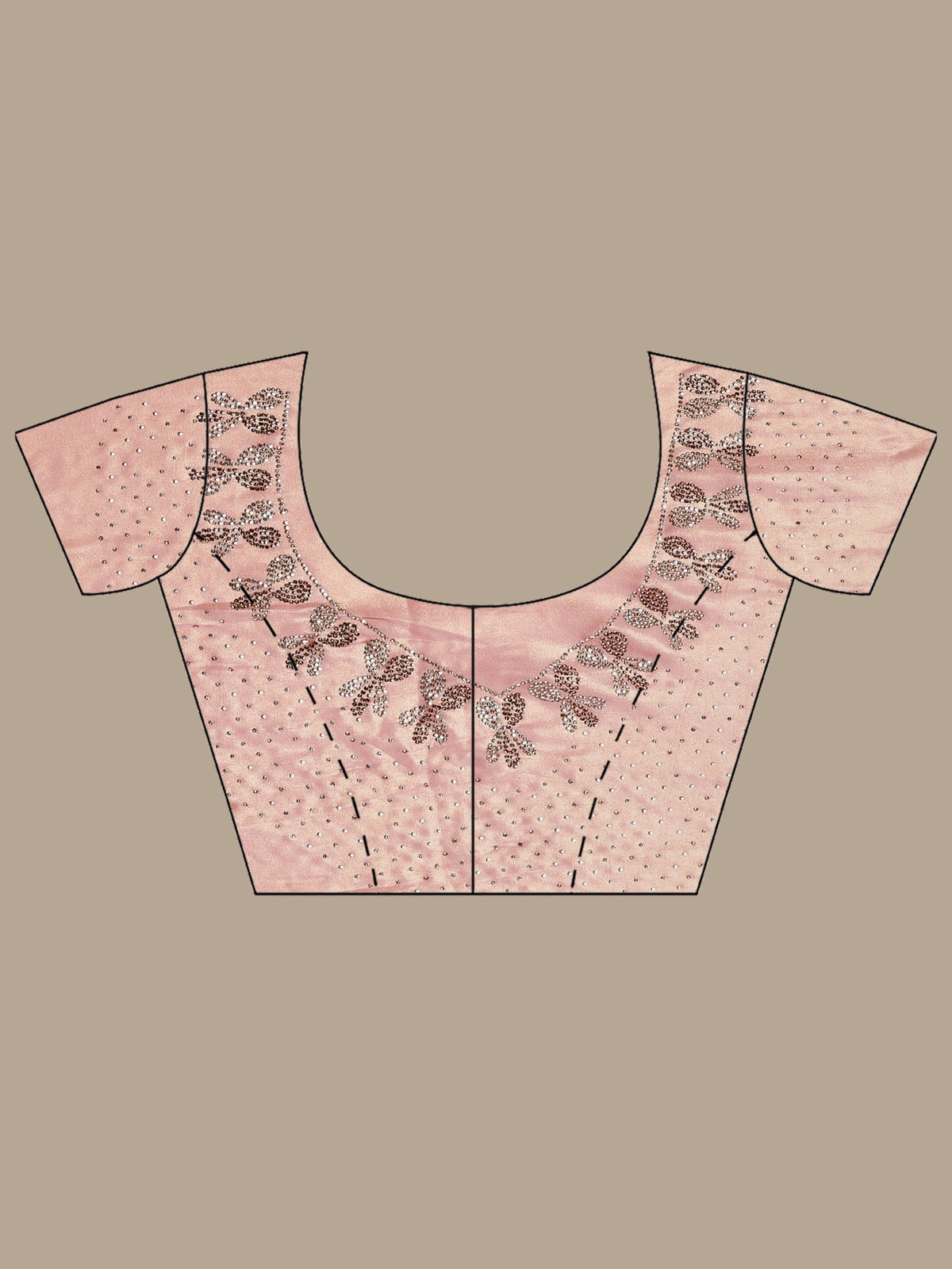 Pink Embroidered Tissue Saree