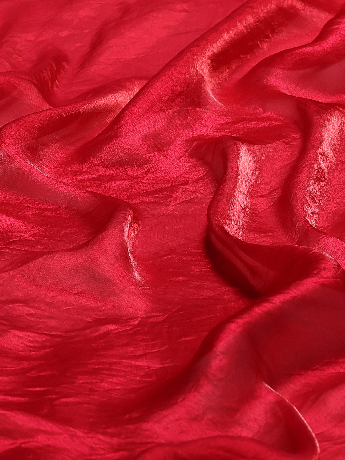 Rani Embroidered Tissue Saree