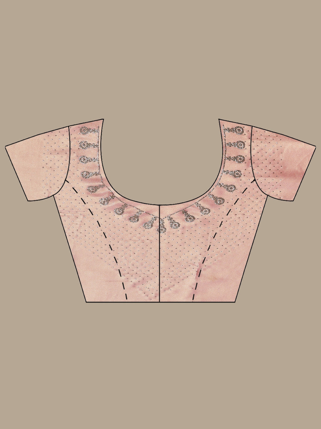 Pink Embroidered Tissue Saree