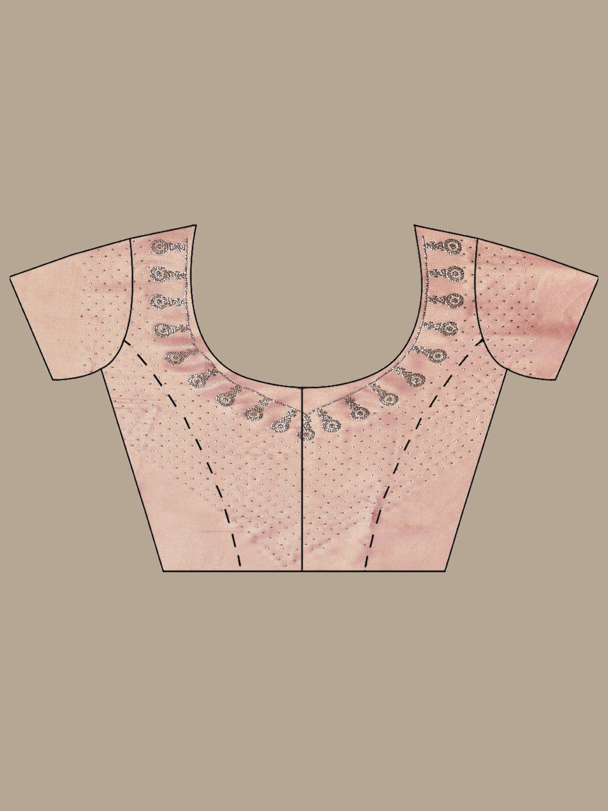 Pink Embroidered Tissue Saree