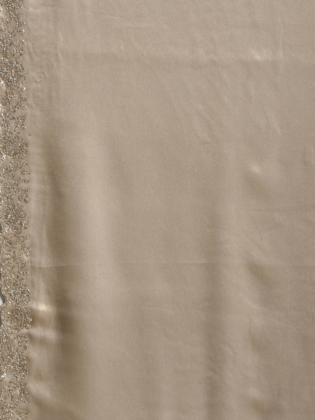Grey Embroidered Tissue Saree