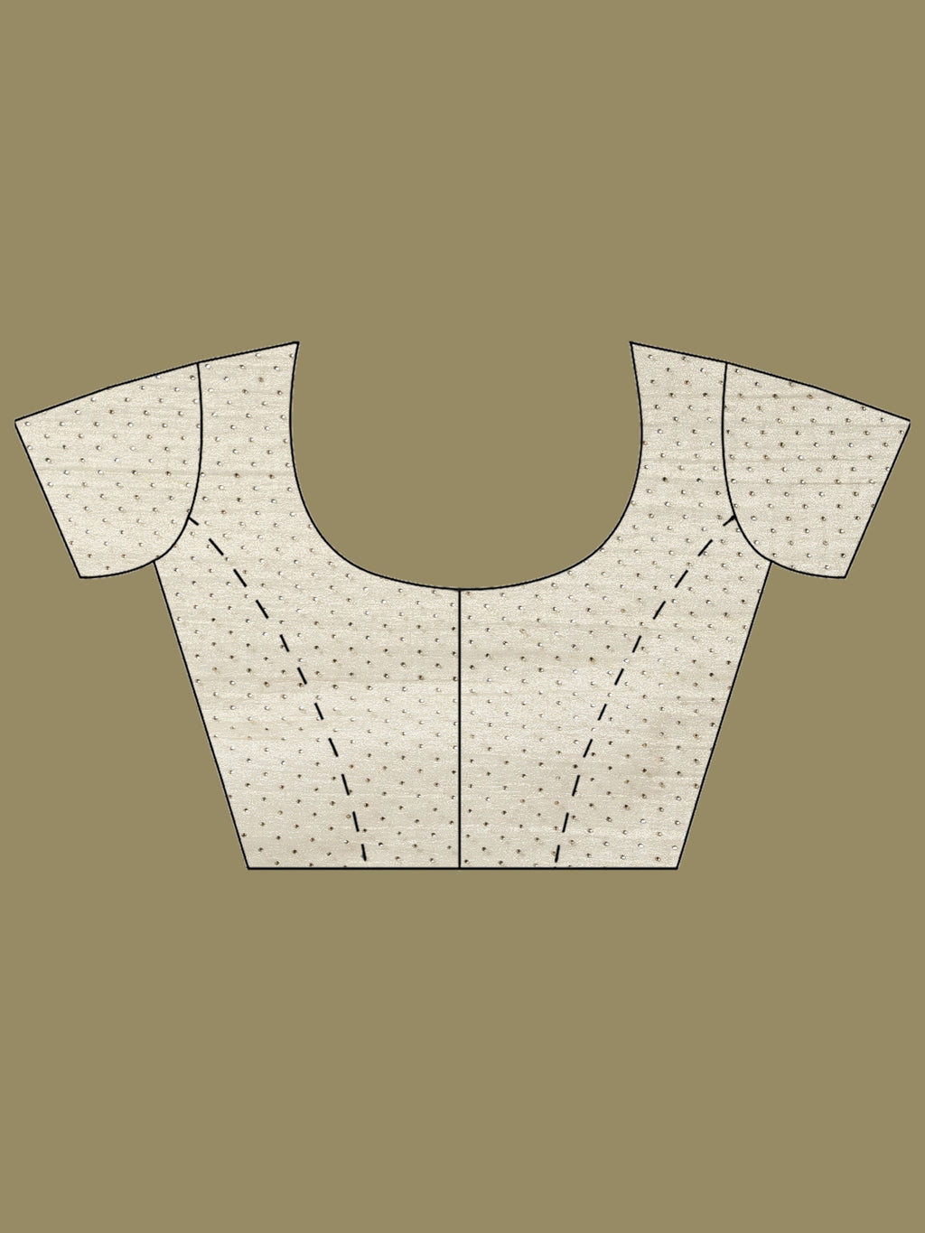 Beige Embroidered Tissue Saree