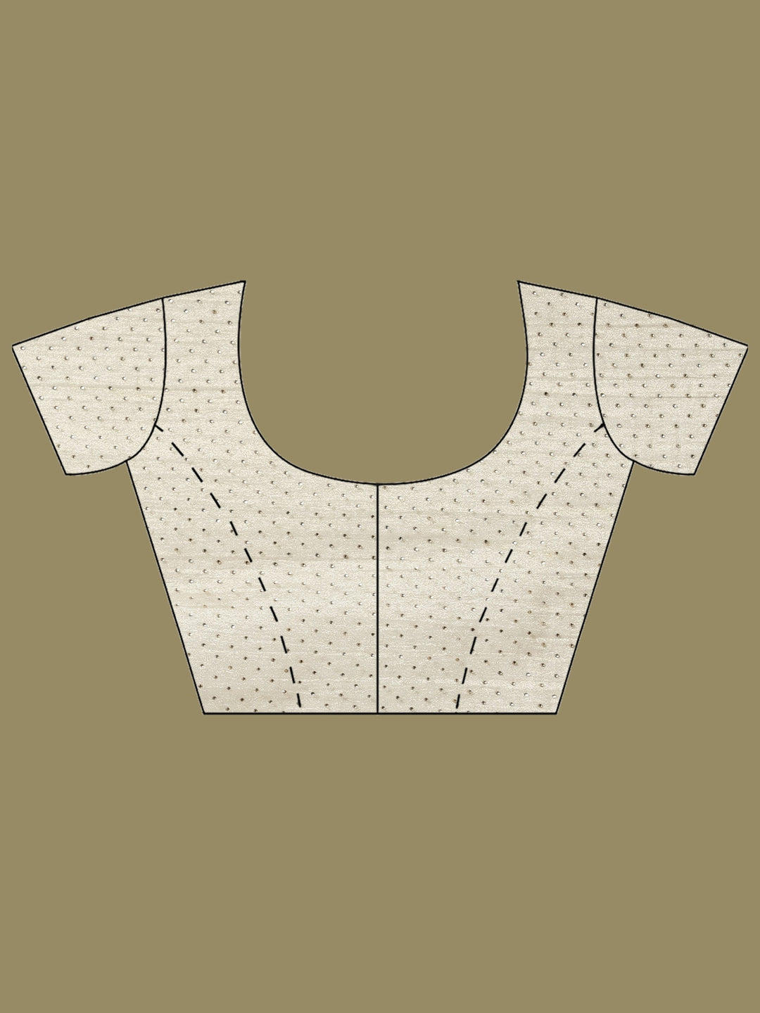 Beige Embroidered Tissue Saree