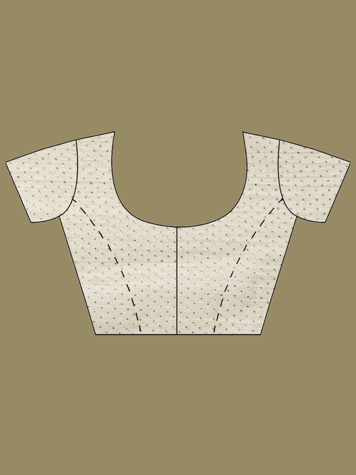 Beige Embroidered Tissue Saree