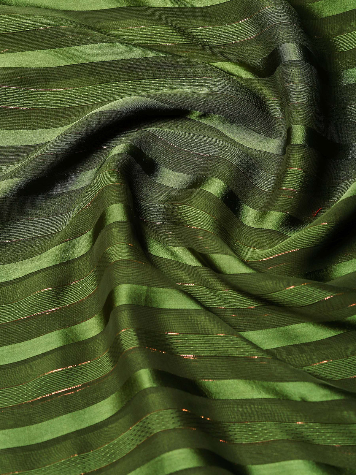 Green Embroidered Organza Saree