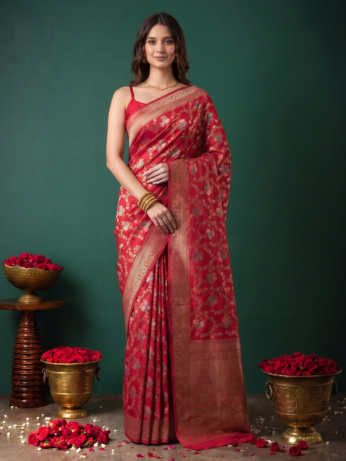 Rani Art Silk Woven Saree