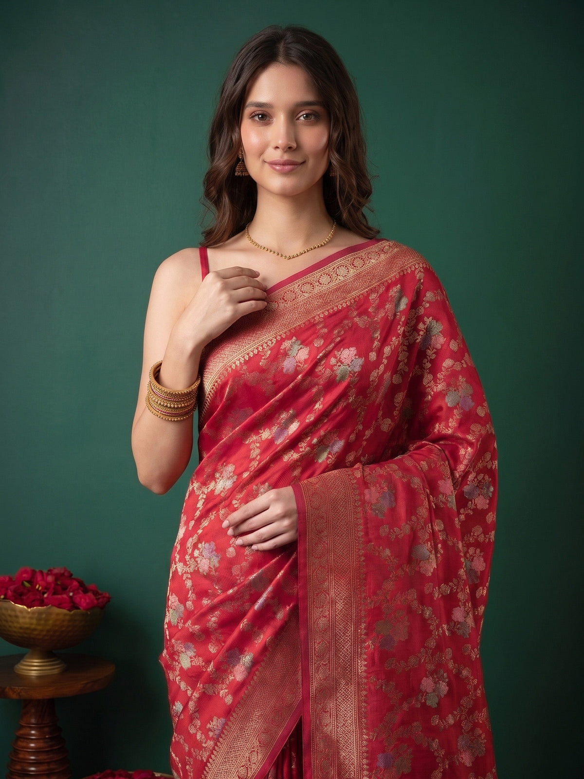 Rani Art Silk Woven Saree