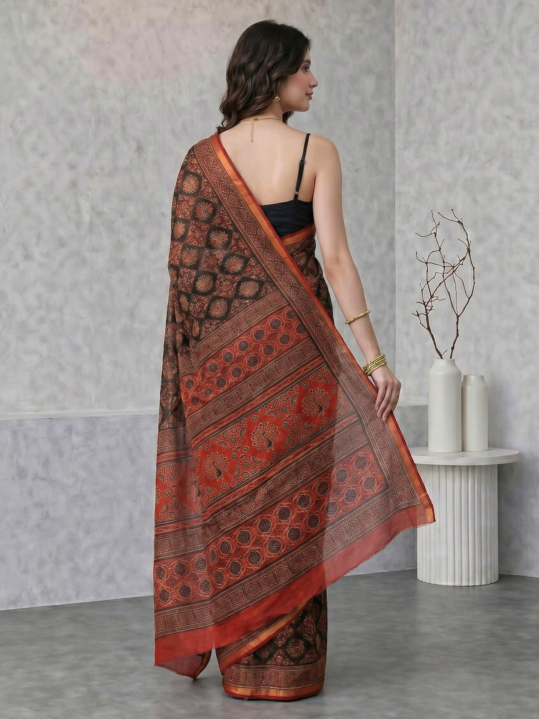 Printed Art Silk Saree