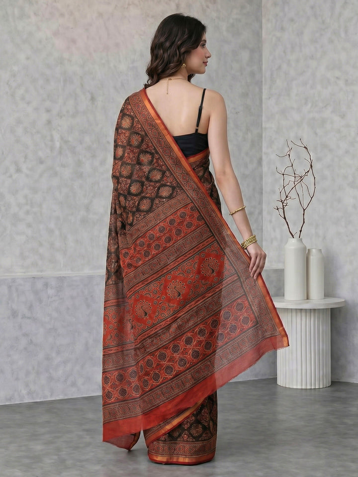 Printed Art Silk Saree