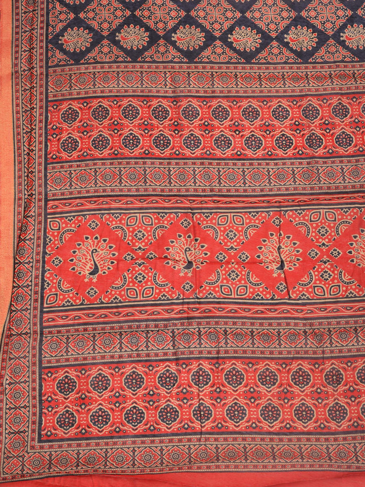 Zari Booti Woven  Crepe Saree
