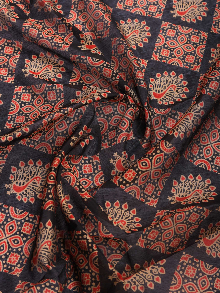 Printed Art Silk Saree