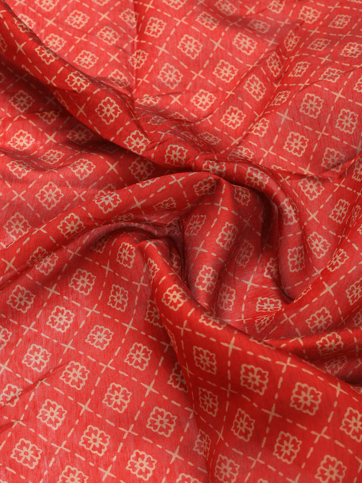 Zari Booti Woven  Crepe Saree