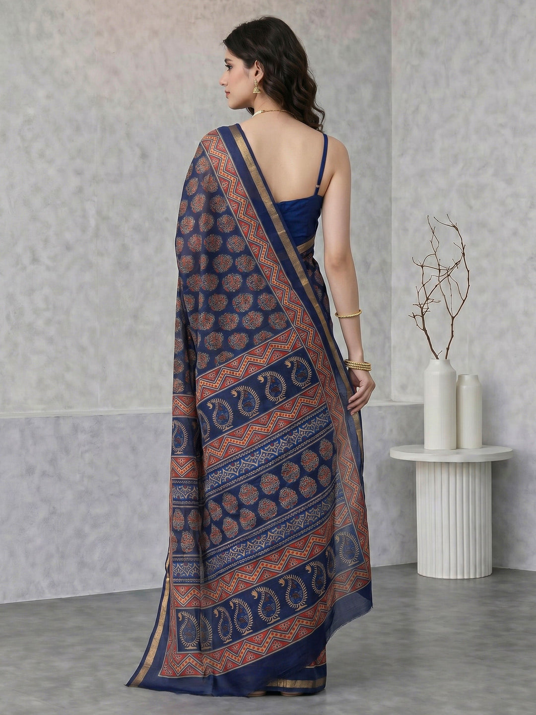 Printed Art Silk Saree