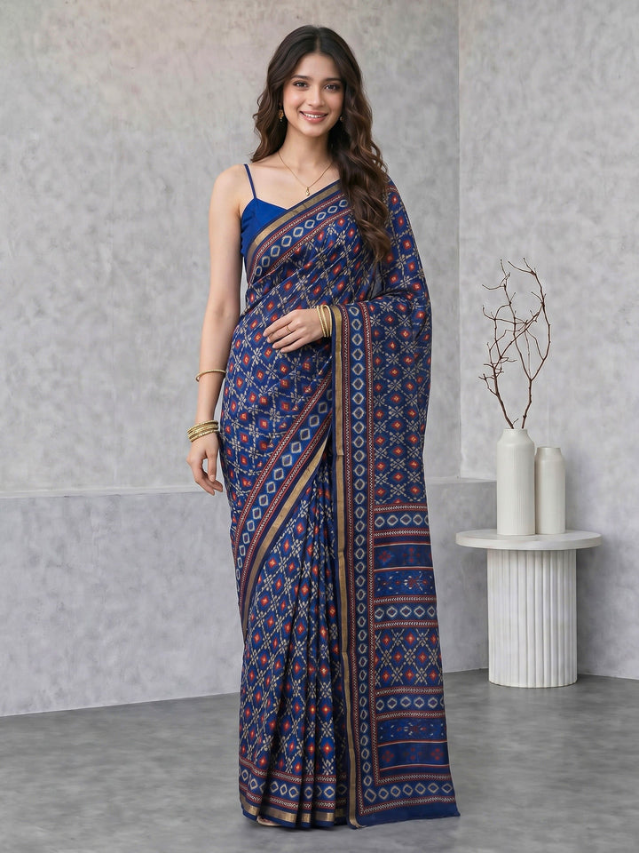 Printed Art Silk Saree