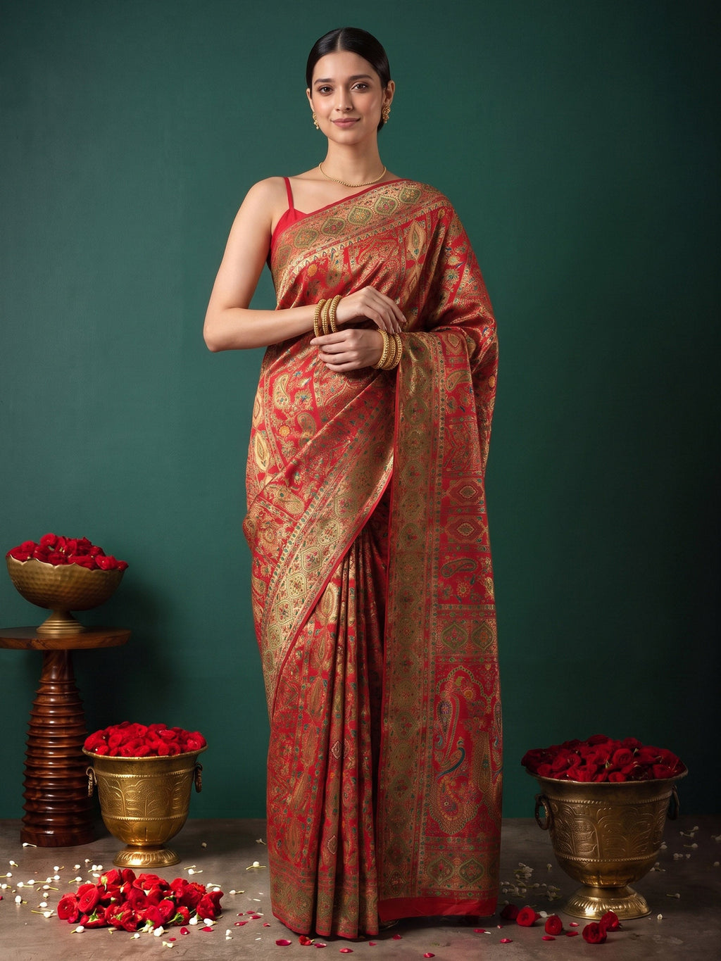 Rani Art Silk Woven Saree