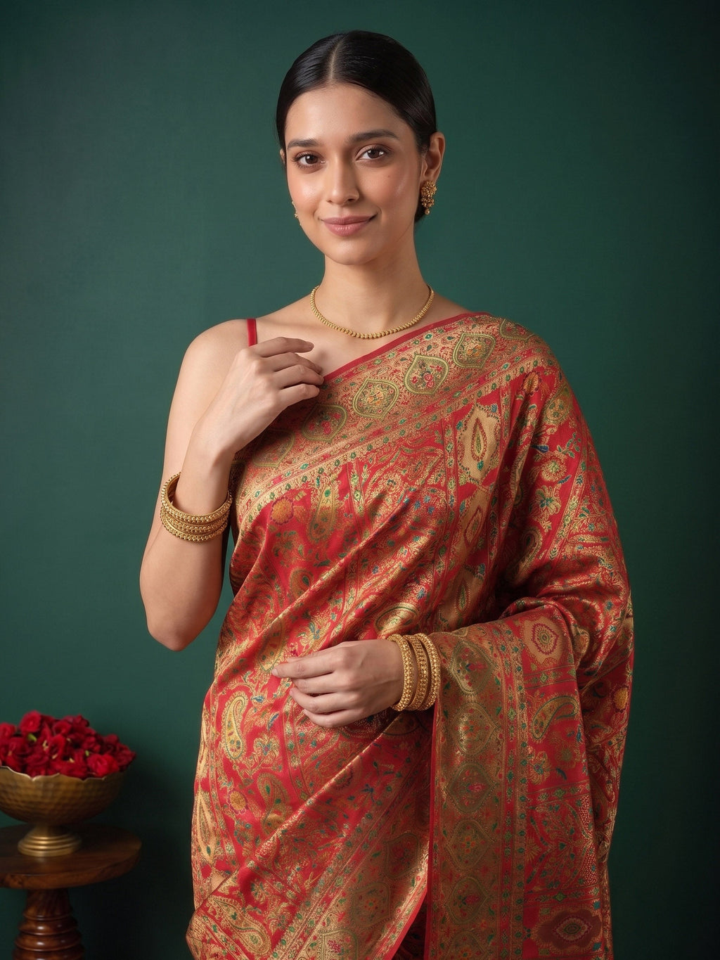 Rani Art Silk Woven Saree