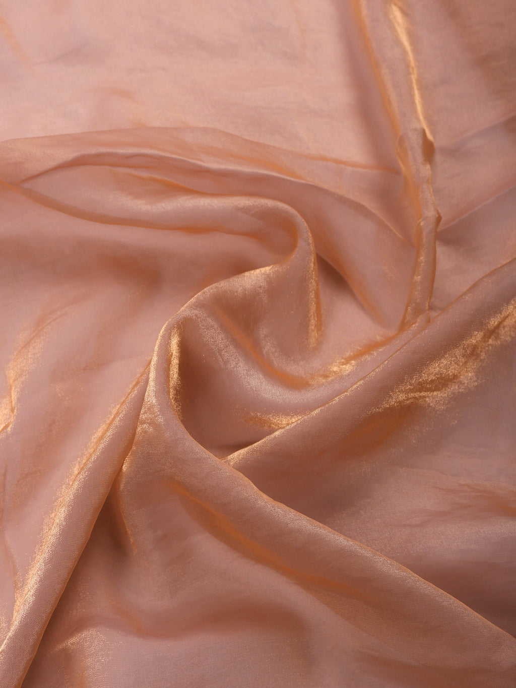 Dusty Pink Embroidered Tissue Saree