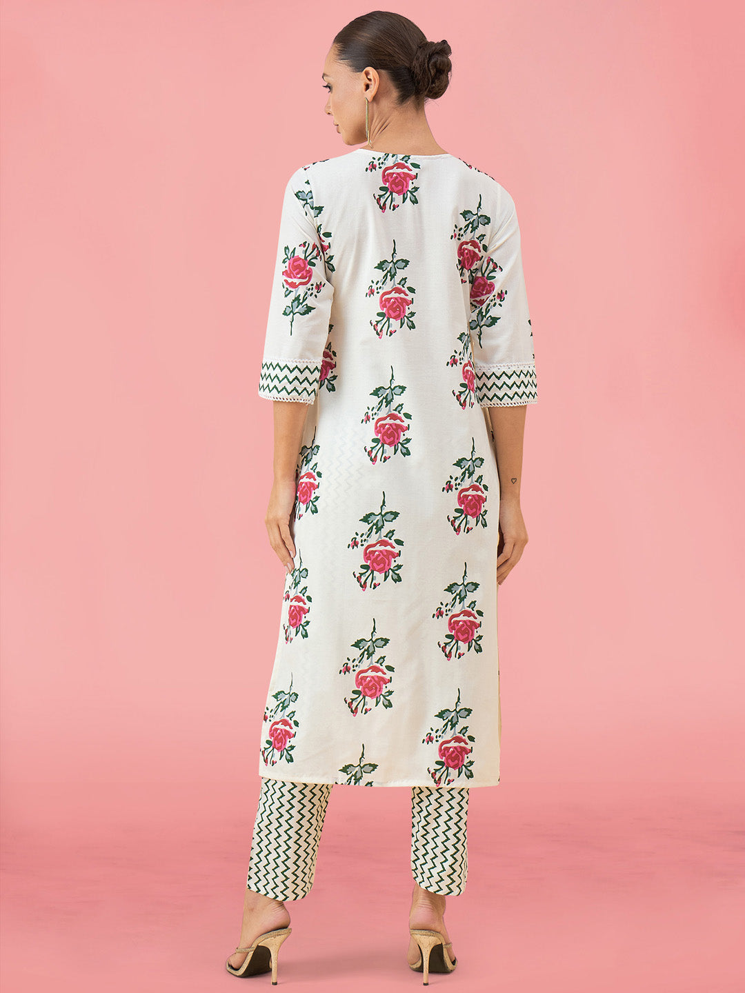 Printed Cotton Kurta Set