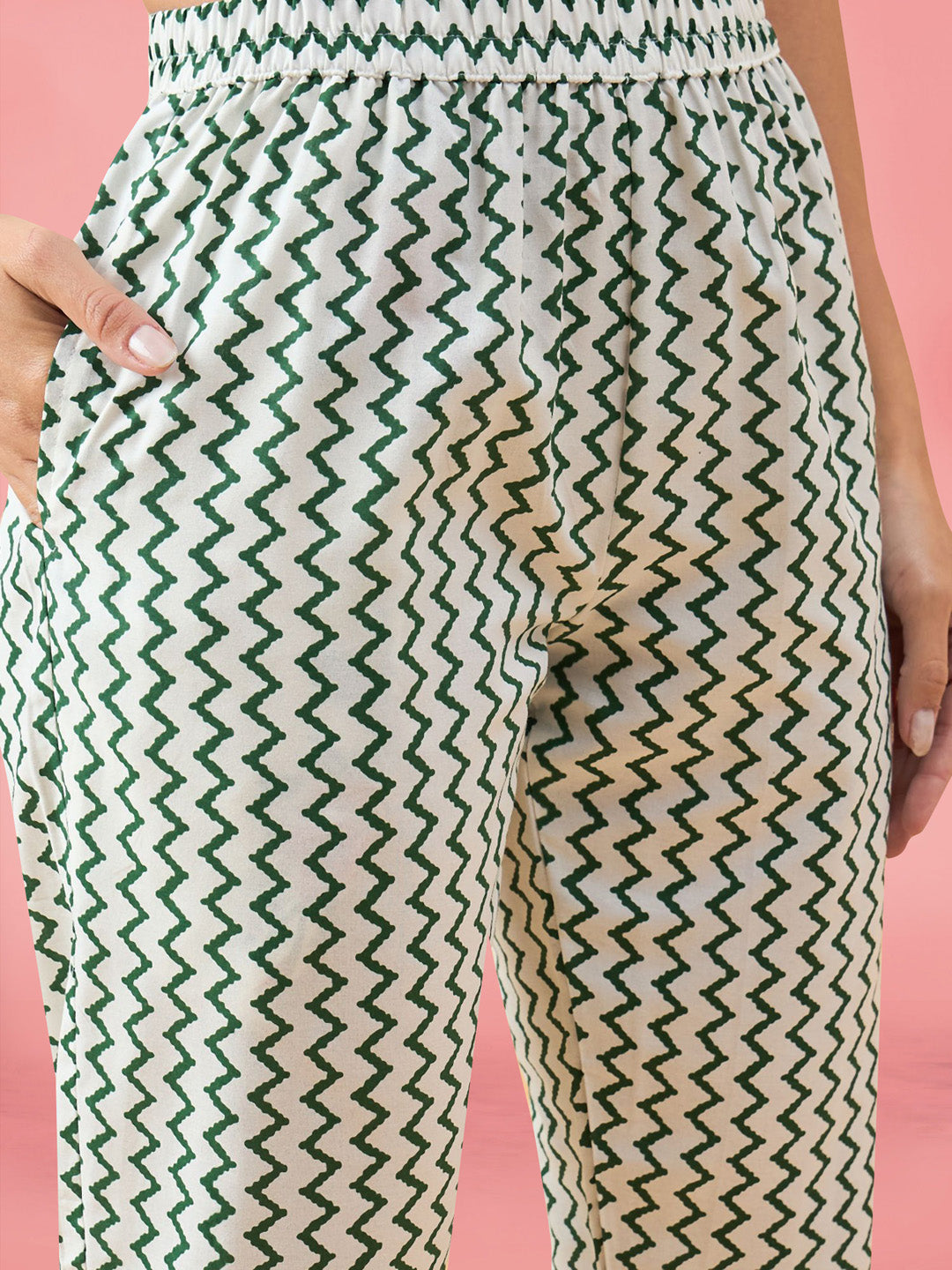 Printed Cotton Kurta Set