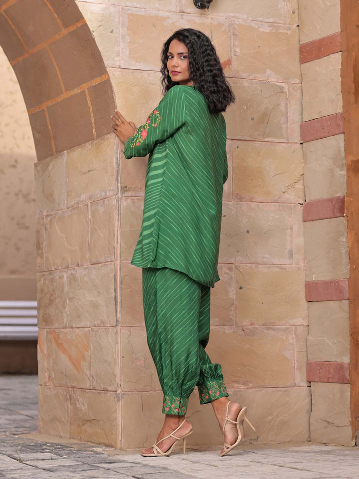Printed Muslin Kurti With Pants